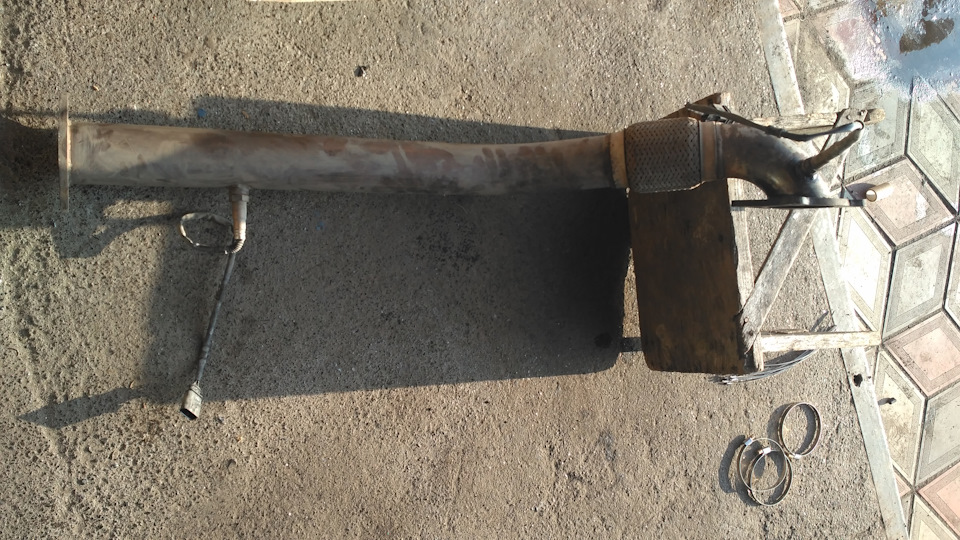 Обмотка Downpipe RUD термострічкою 1