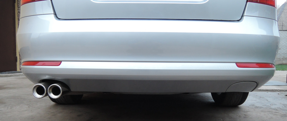 Роздвоєний вихлоп 1.8TSI 1