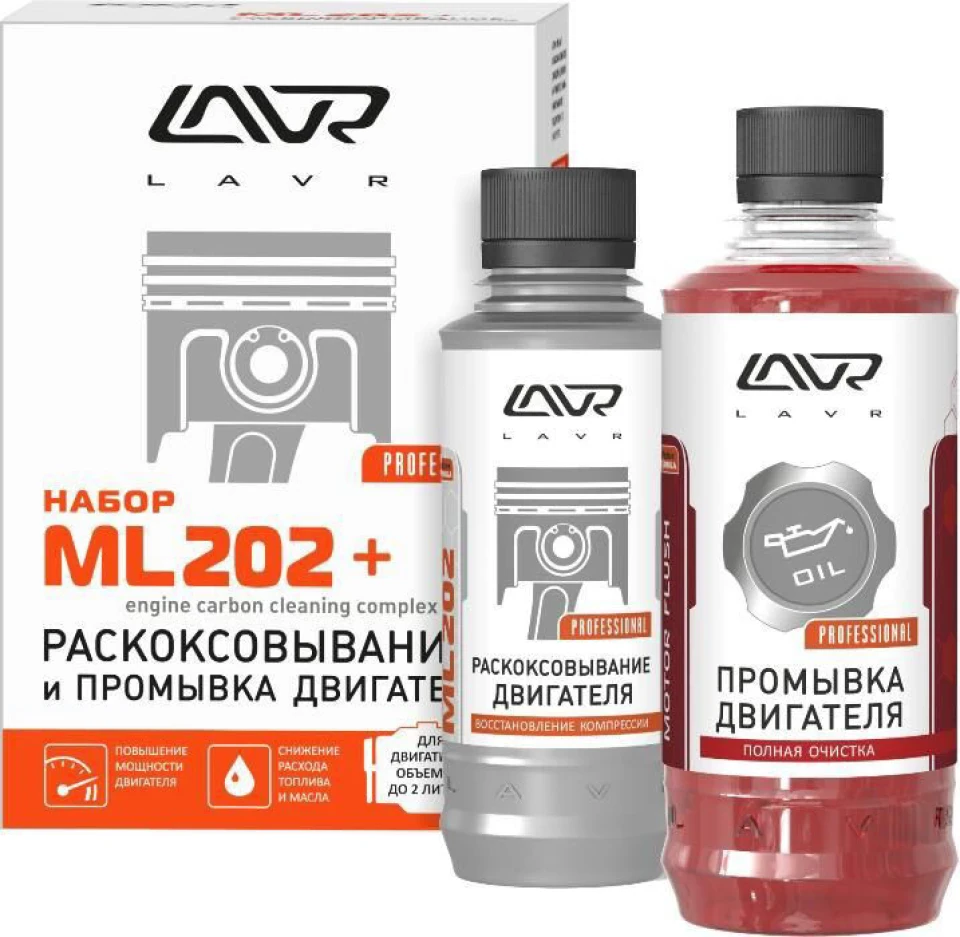 Розкоксування з LAVR202 та заміна масла