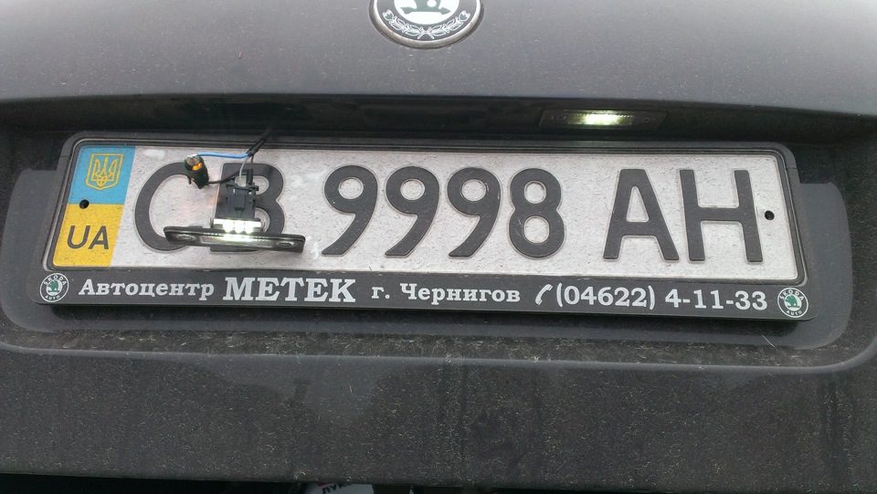 ЗАМІНА ПІДСВІТЛЕННЯ НОМЕРУ НА LEDи 4