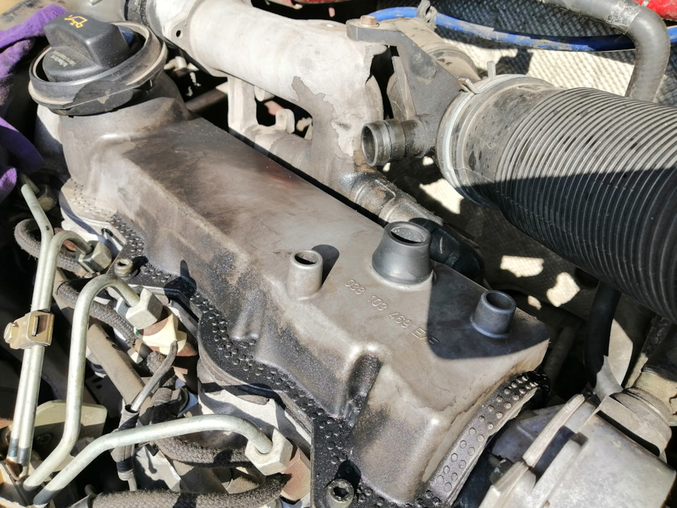 Заміна гумки ВКГ 1.9tdi 1