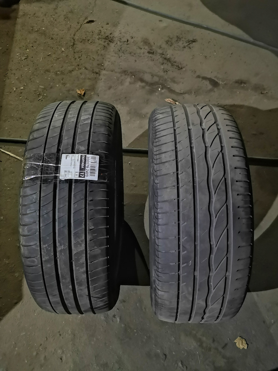 Перехід на гуму Michelin Primacy 2