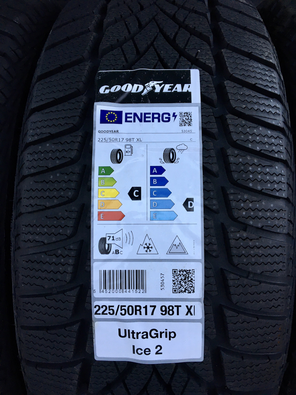 Goodyear UltraGrip Ice 2 225/50 R17 98T XL FP 1