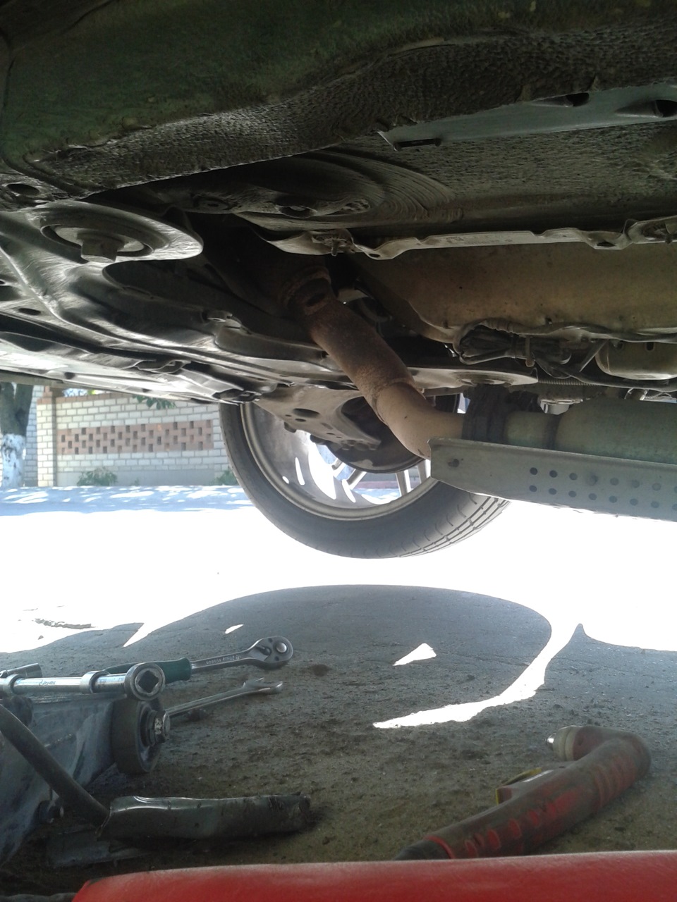 Custom Downpipe + Exhaust на 3х дюймах 4