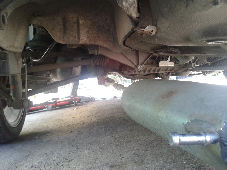 Custom Downpipe + Exhaust на 3х дюймах 2