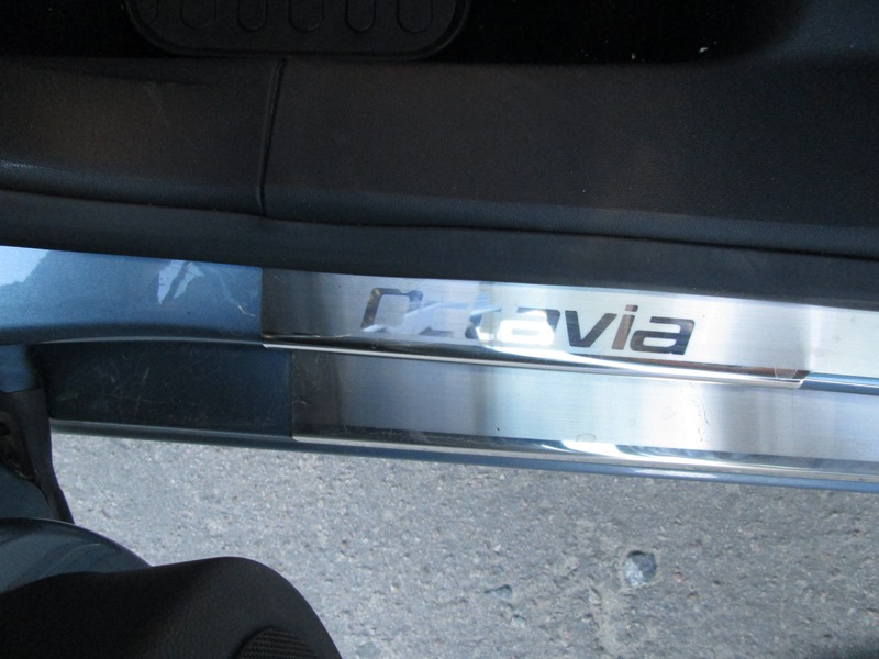 Накладки на пороги Skoda Octavia A5 3