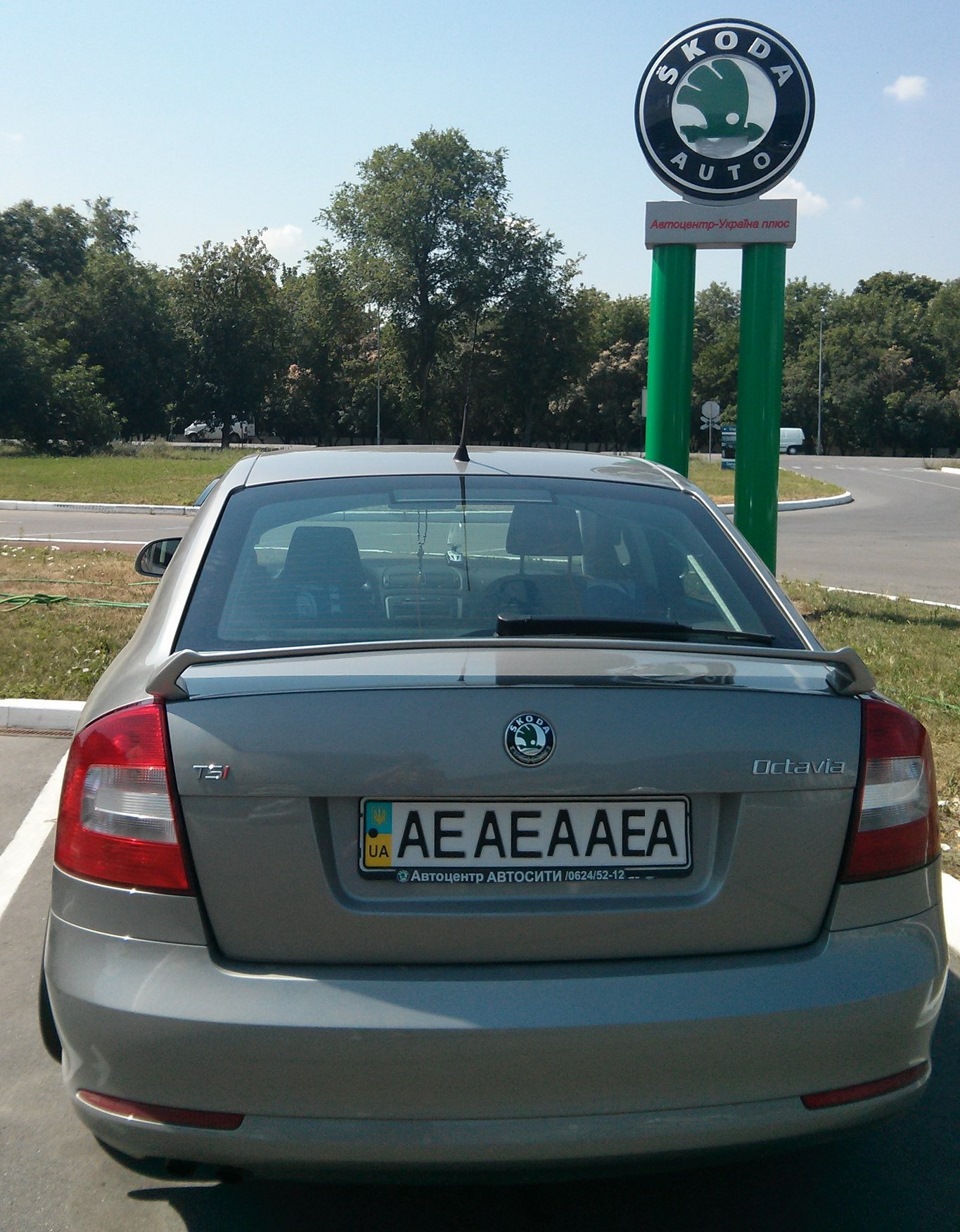 Спойлер Octavia RS встановлений :) 2