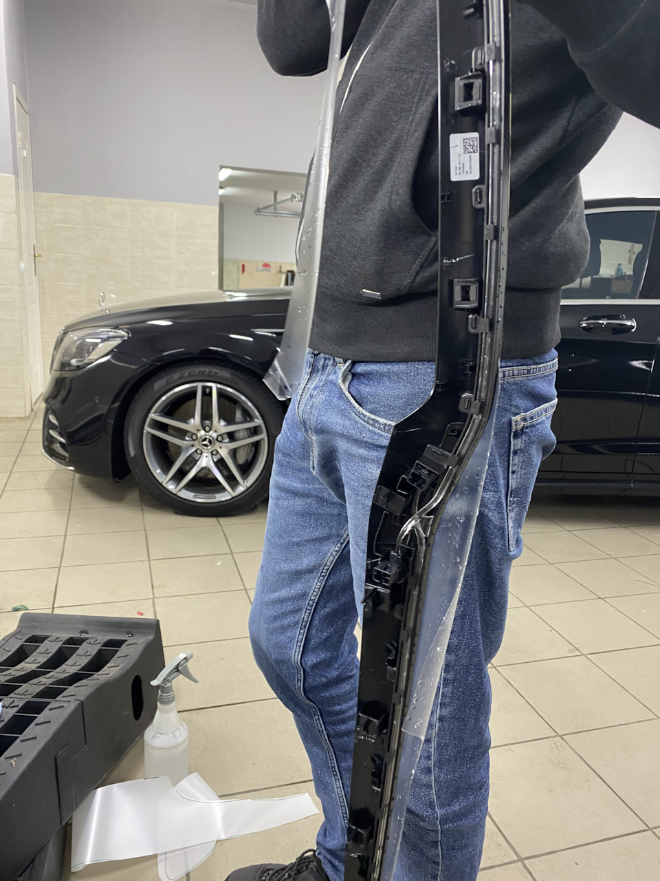 Плівка захисна на панель Piano Black 4