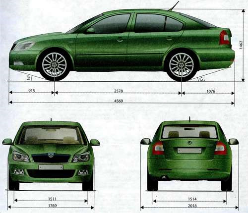 Опис комплектації, вин номера, коди фарб та платформи Skoda Octavia 3