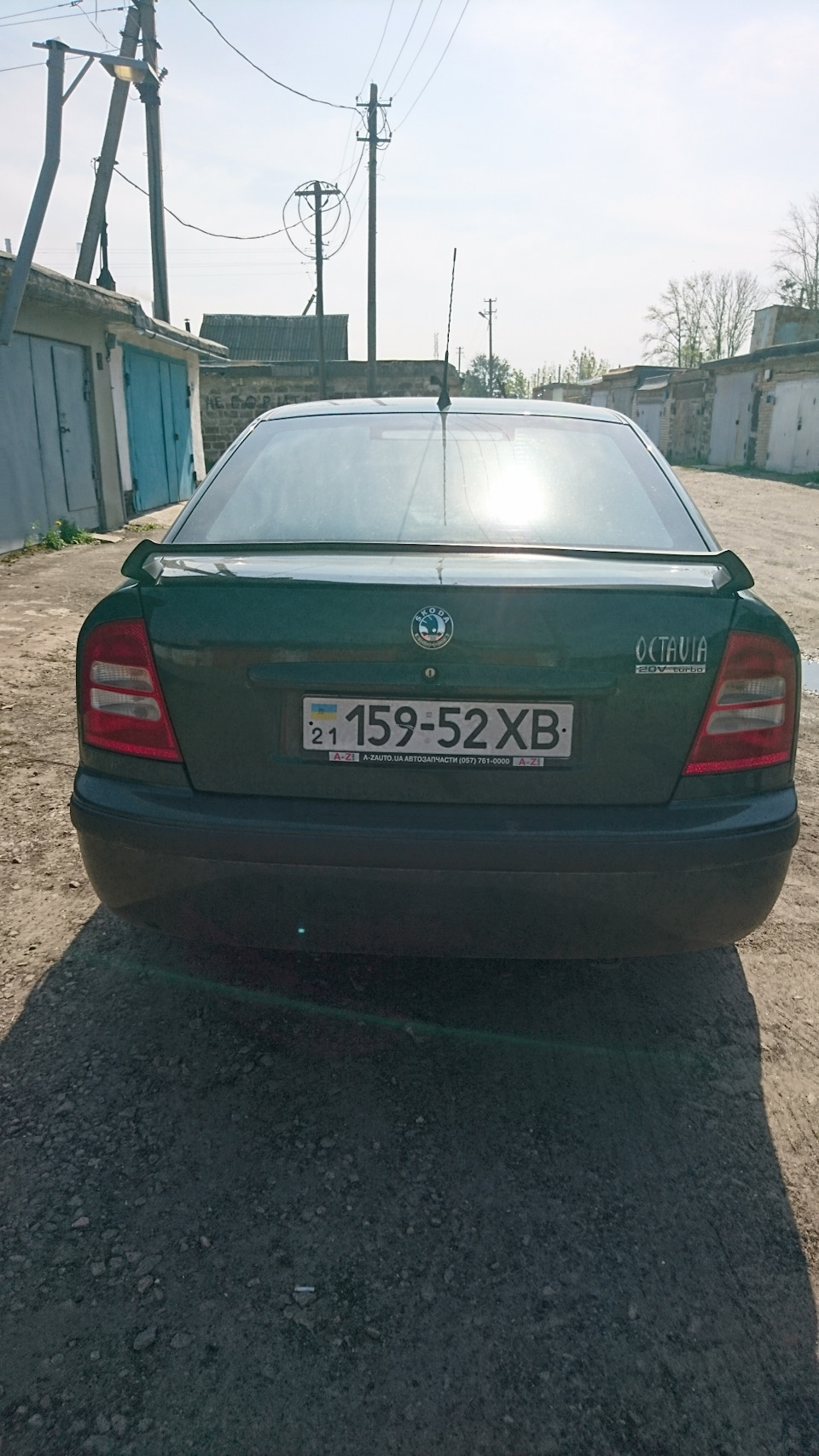 Спойлер шкода октавію а5 2