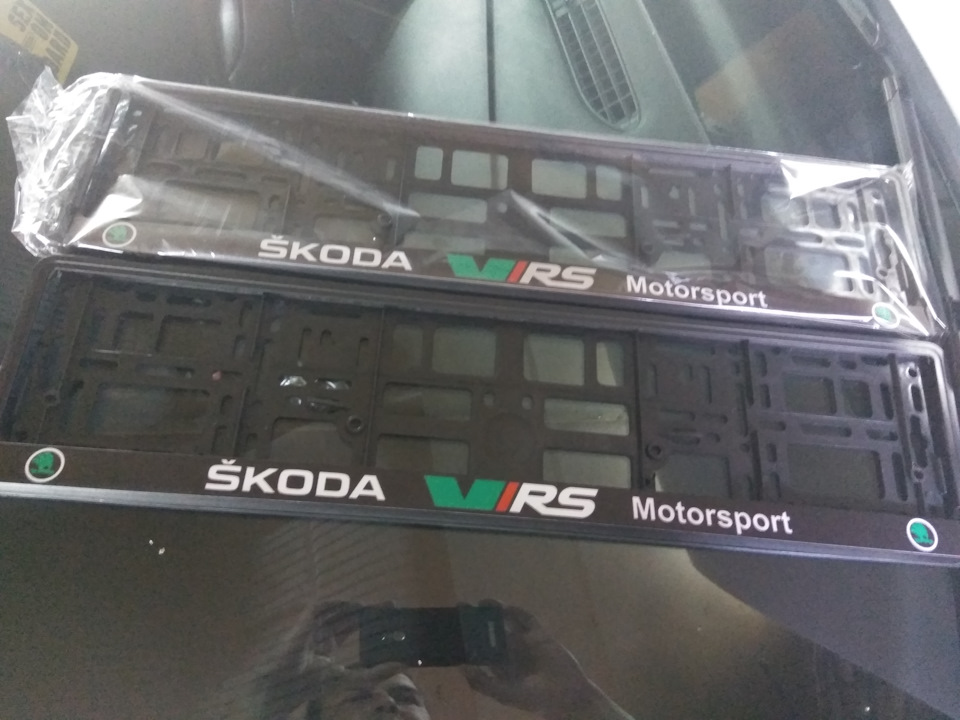 Нові номерні рамки ŠKODA Motorsport… 1