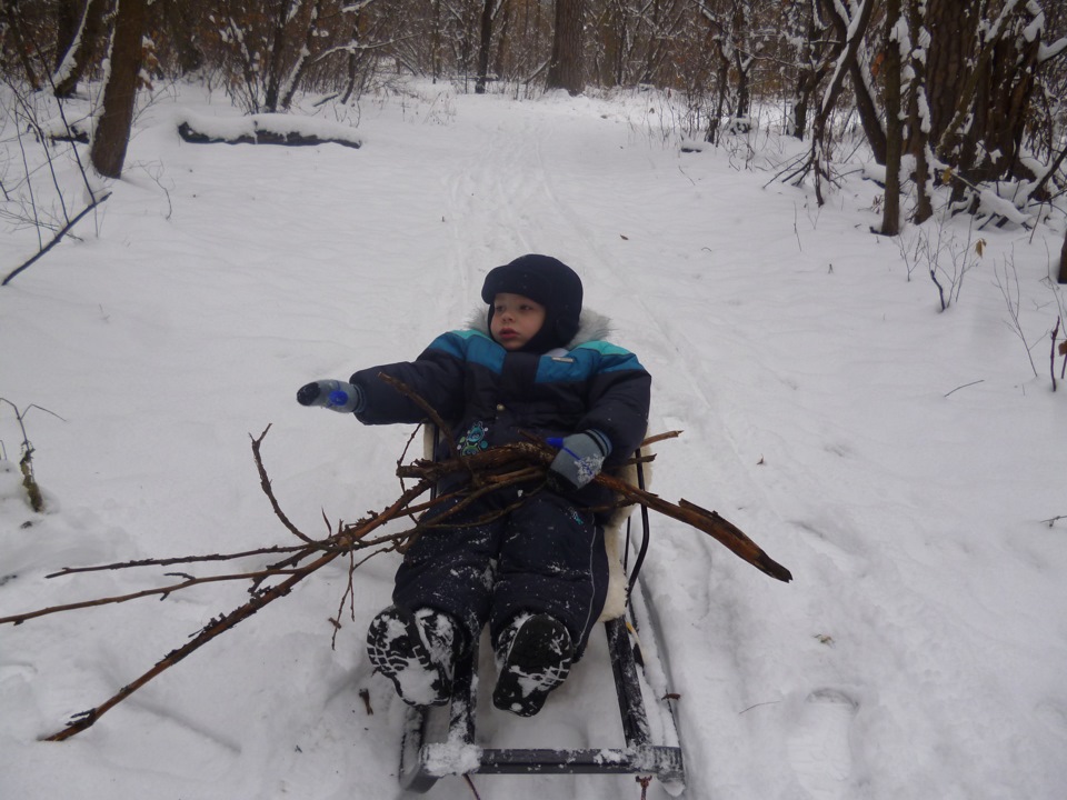 Оливка з нами в зимовому лісі 4