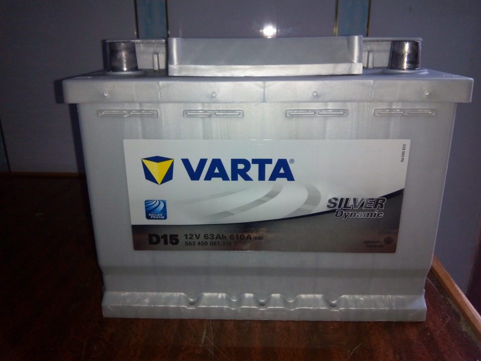 новий акум Varta 6СТ-63 SILVER dynamic 2