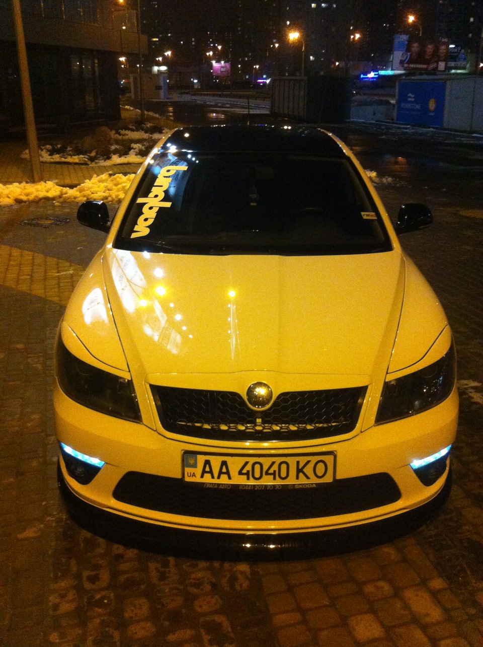 Грати Superskoda+ наклейка VAGBURG 3