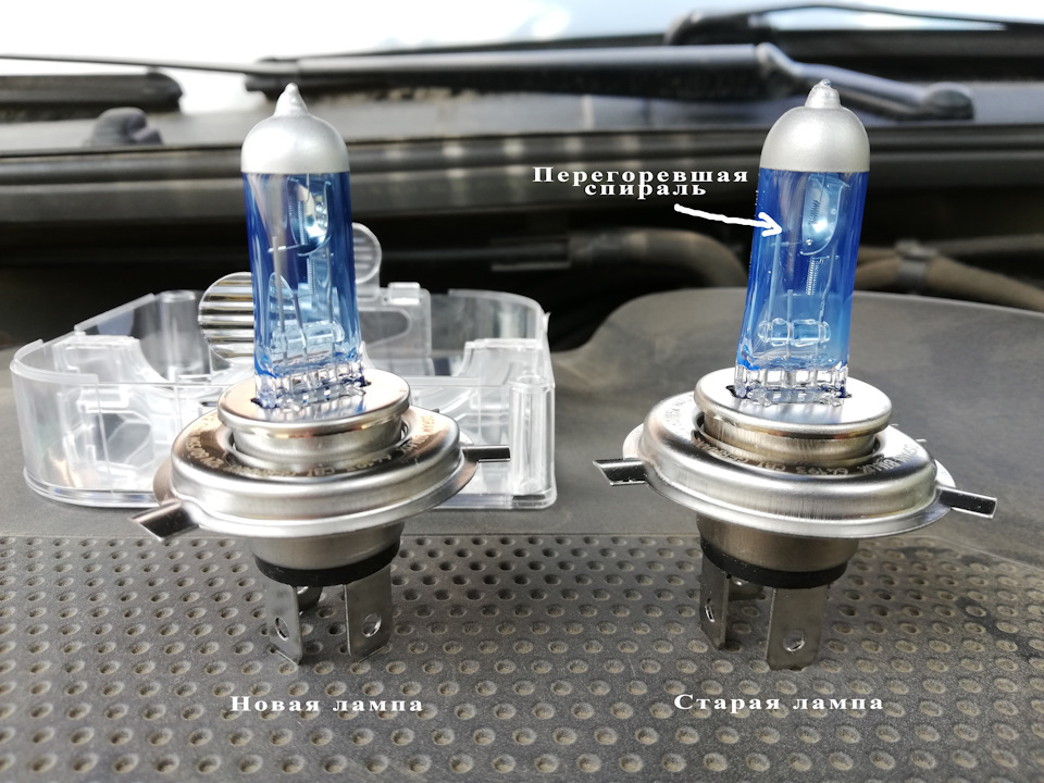 Заміна ламп: OSRAM Cool Blue Intense H4 12V 64193CBI-HCB DUO 5