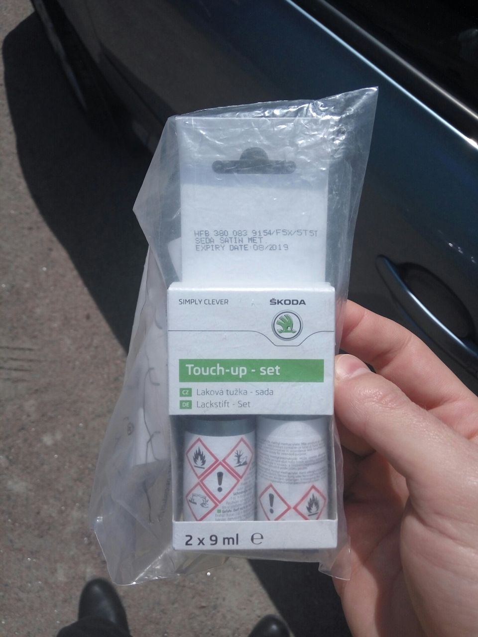 Олівець фломастер Skoda Satin-grey 1