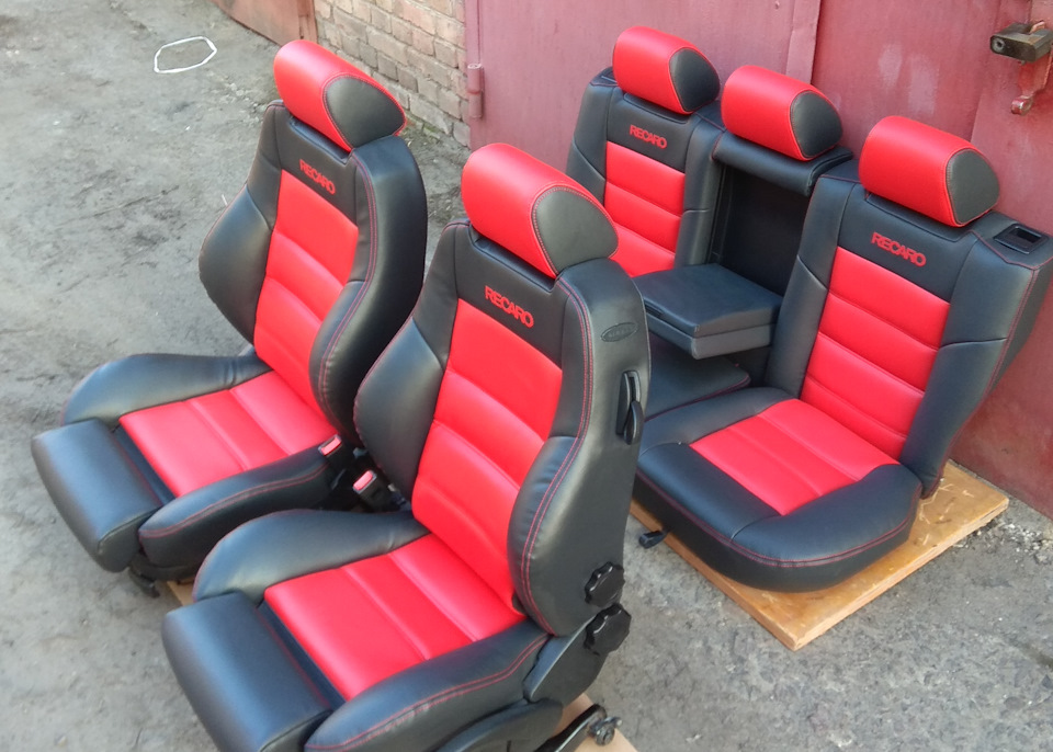 Салон VW Golf 4 GTI (частина 2, перетяжка) 1