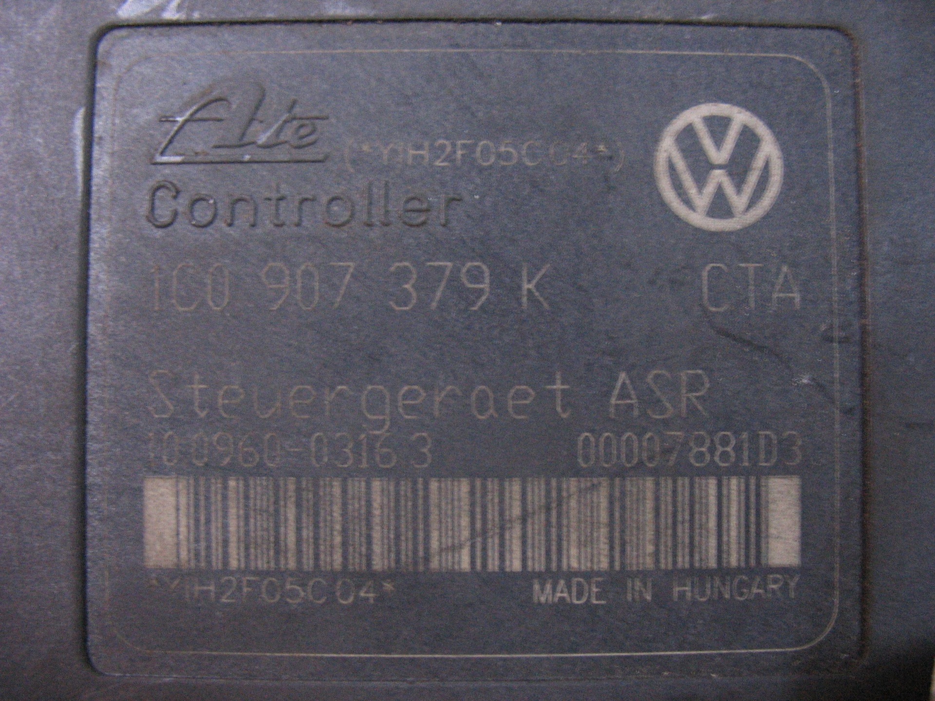 Встановлення ABS + ASR 1