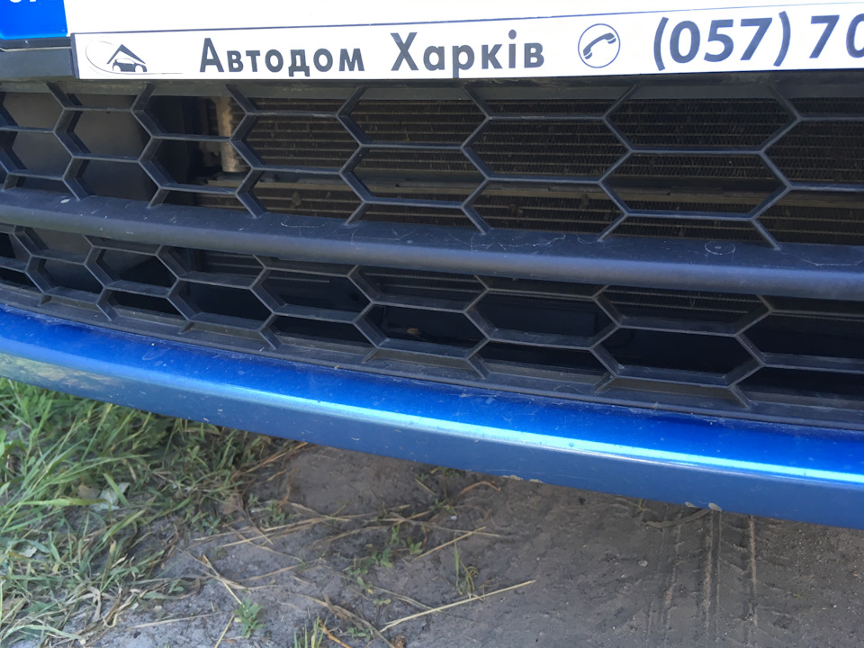 Встановив захисну сітку в радіаторні грати 1