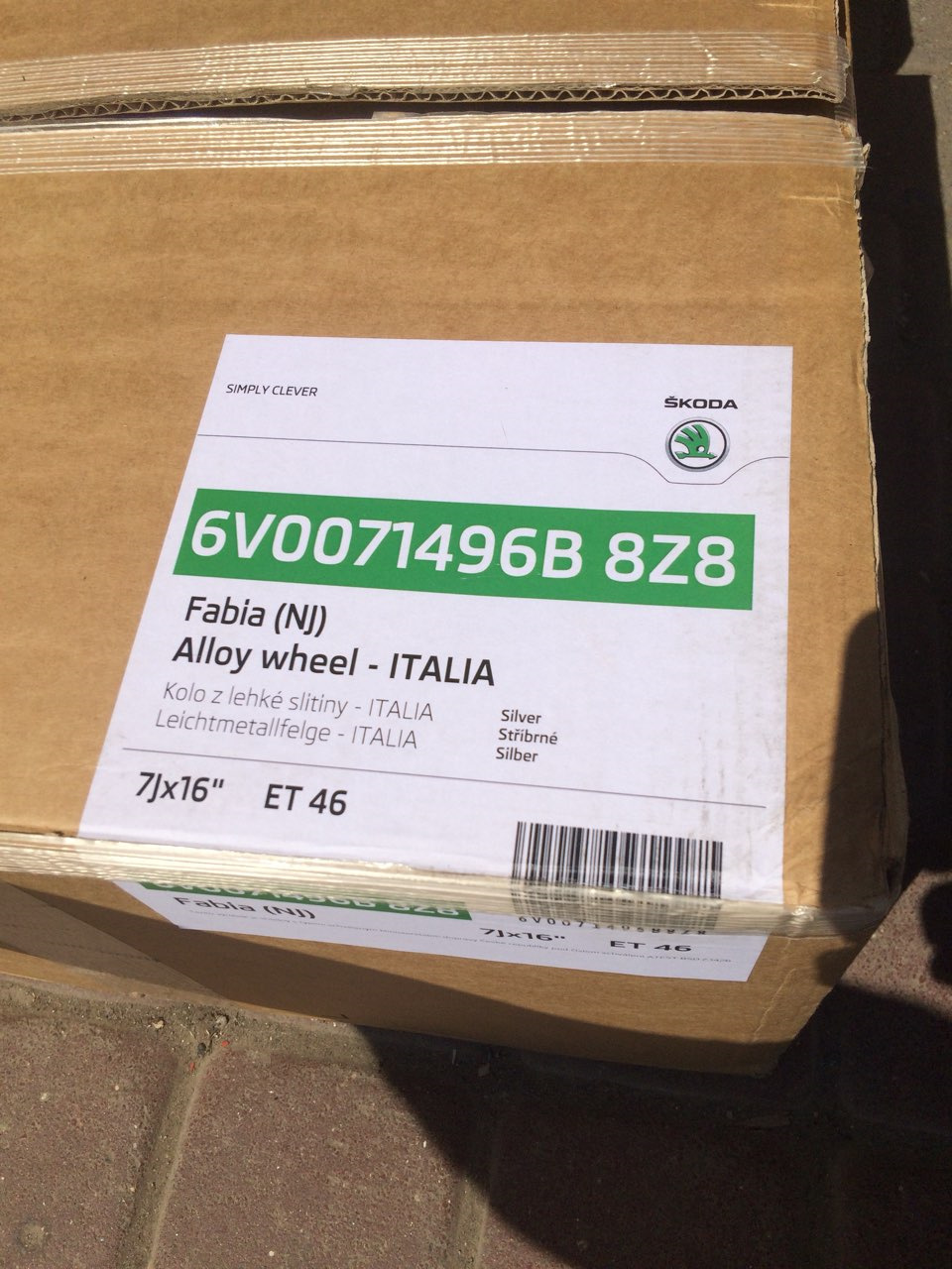 Диски Skoda Italia 16' 3