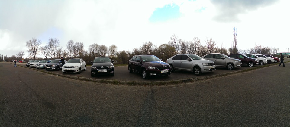 Зустріч Skoda Rapid Київ 5.4.2015 Частина 1 1