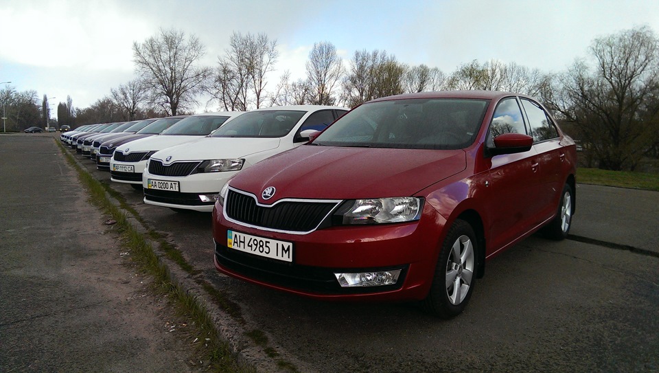 Зустріч Skoda Rapid Київ 5.4.2015 Частина 1 2