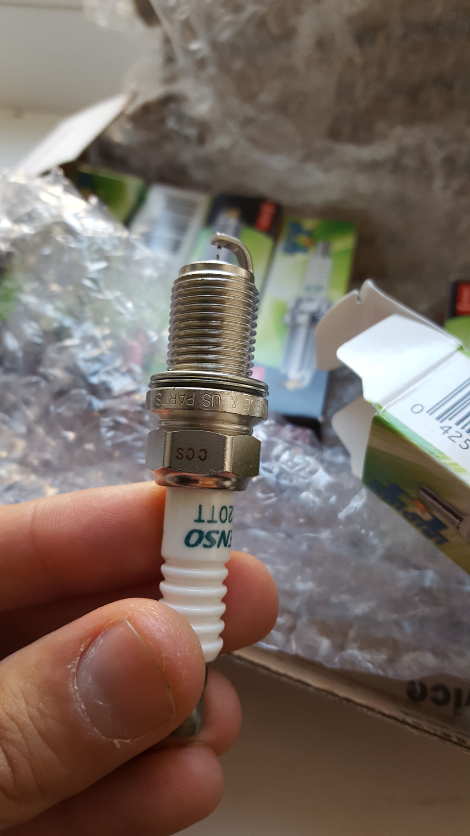 свічки DENSO IK20TT ось нарешті приїхали. 1