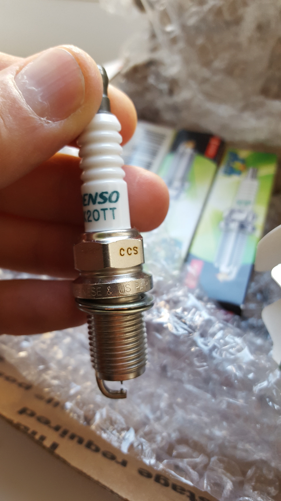 свічки DENSO IK20TT ось нарешті приїхали. 5