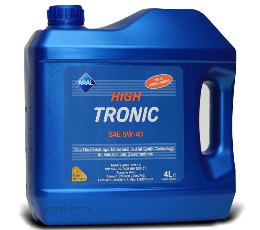 Зроблено ТО-1 зі своєю олією Aral HighTronic 5w-40 1