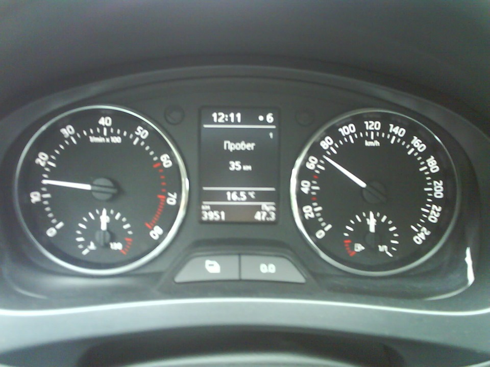 009. Дощова витрата палива 1.2 TSI 2