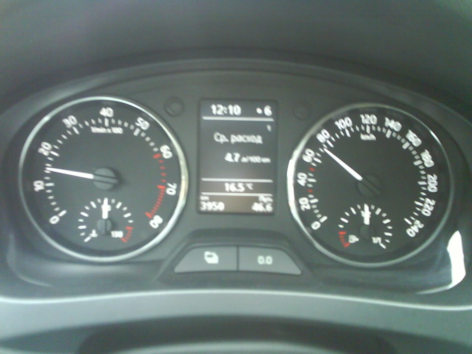 009. Дощова витрата палива 1.2 TSI 1