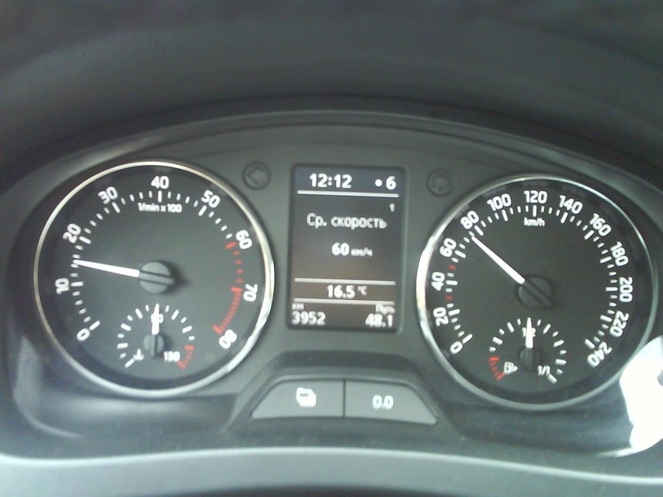 009. Дощова витрата палива 1.2 TSI 3