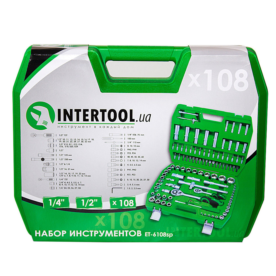 Набір інструментів: Intertool ET-6108SP 1