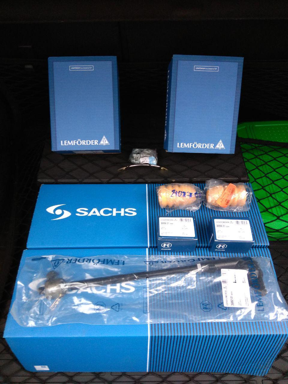 Заміна передніх амортизаторів - SACHS Super Touring 3