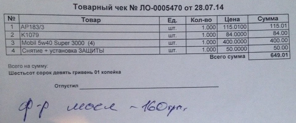 ТО 8 116.000 км
