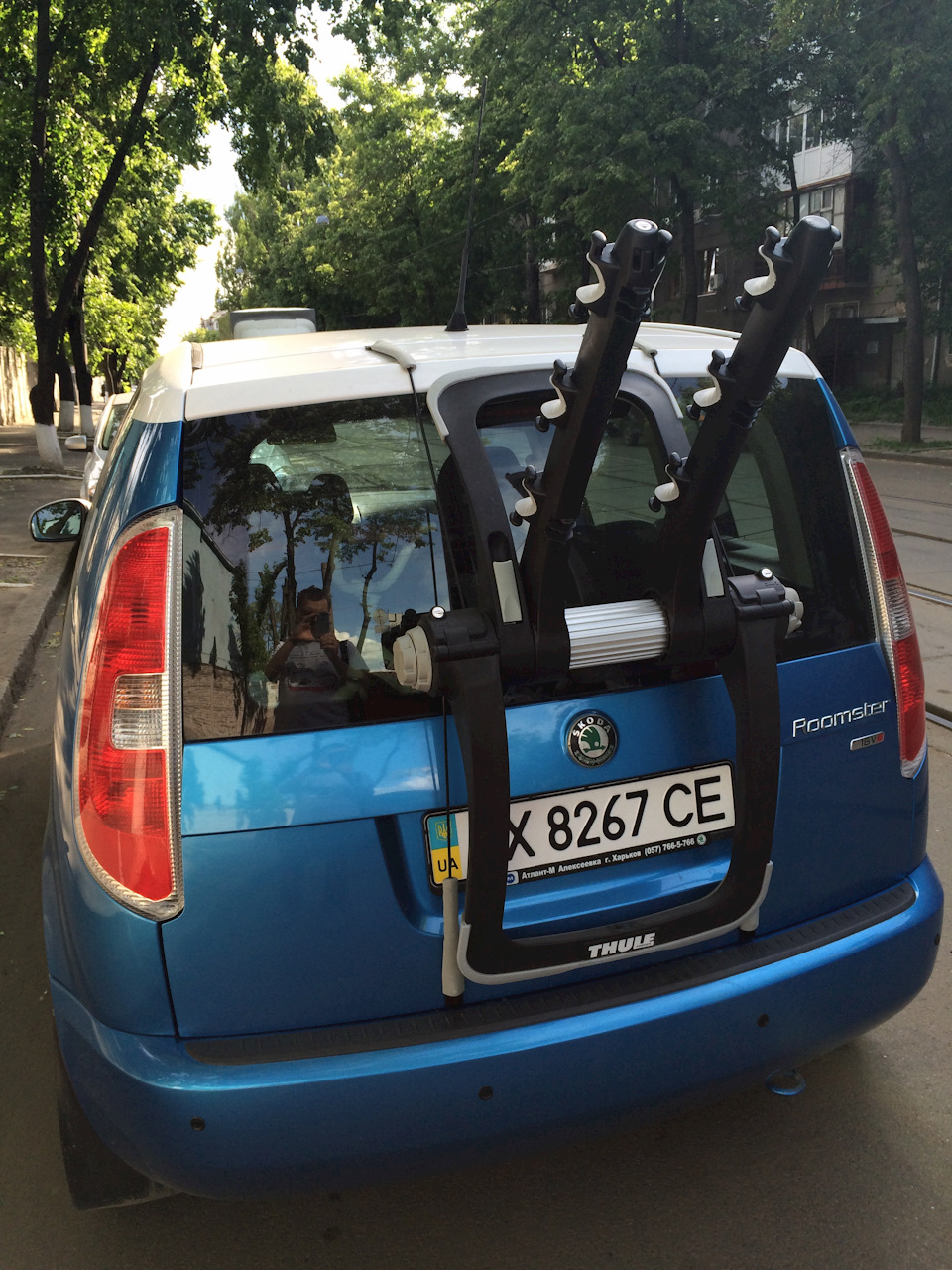 Велобагажник на задні двері Skoda Roomster R18 2