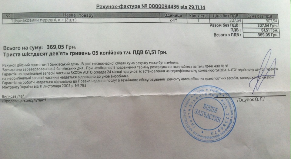 Передні бризковики 1