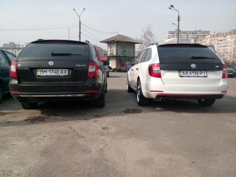 Порівняльна фотосесія Skoda Superb Combi II та Combi FL. 5
