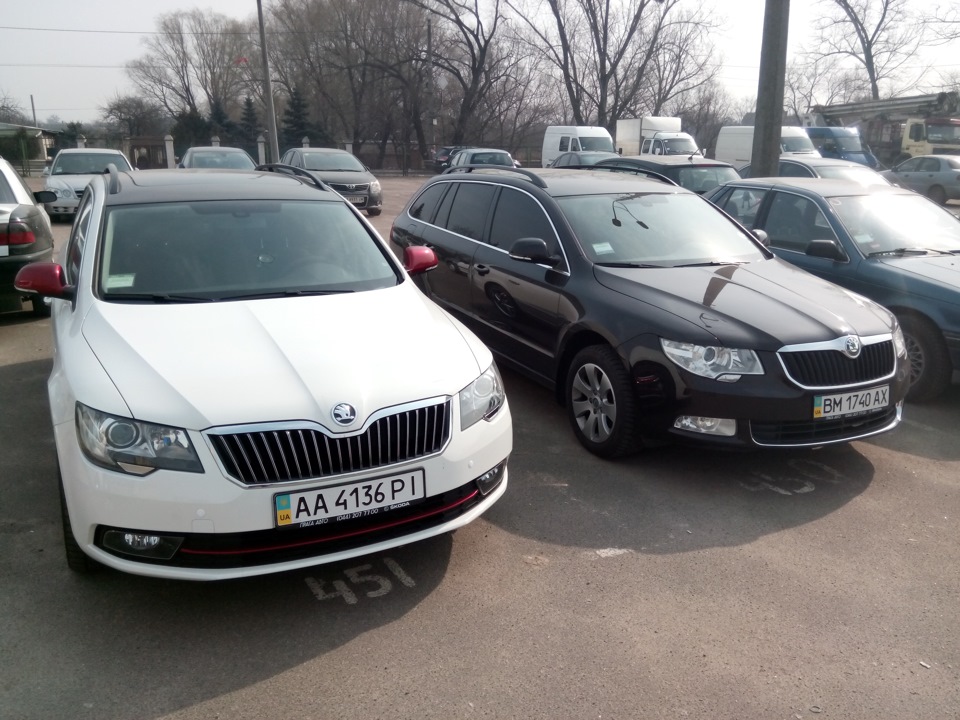 Порівняльна фотосесія Skoda Superb Combi II та Combi FL. 4