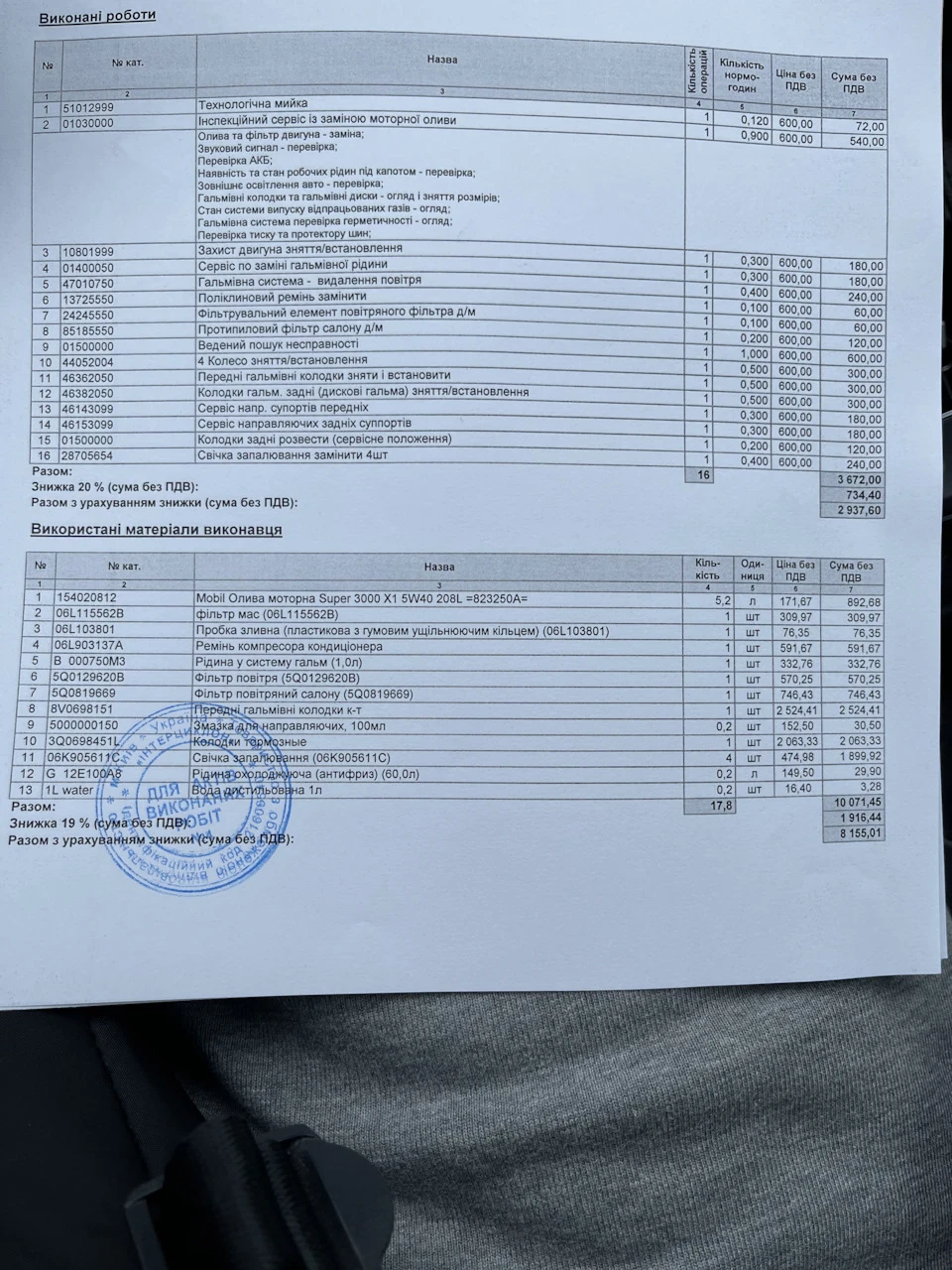 ТО та заміна зчеплення