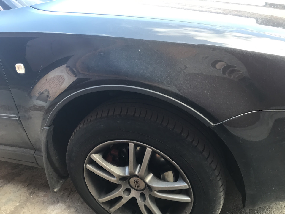 Накладки на арки на Passat / Audi від Логана 2