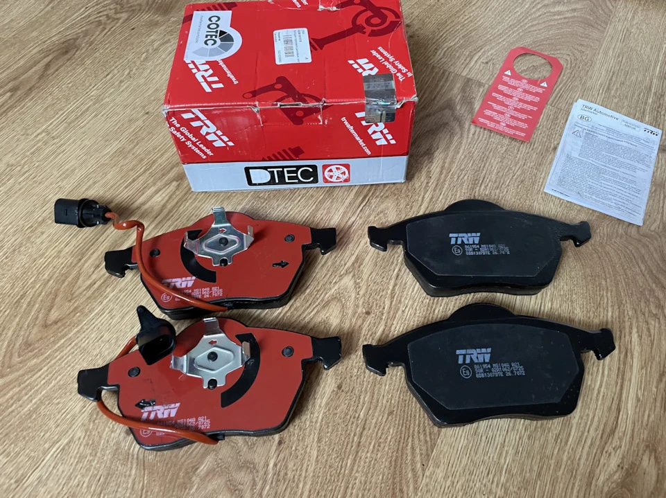 TRW DTEC GDB1307DTE Кераміка, очікування-реальність