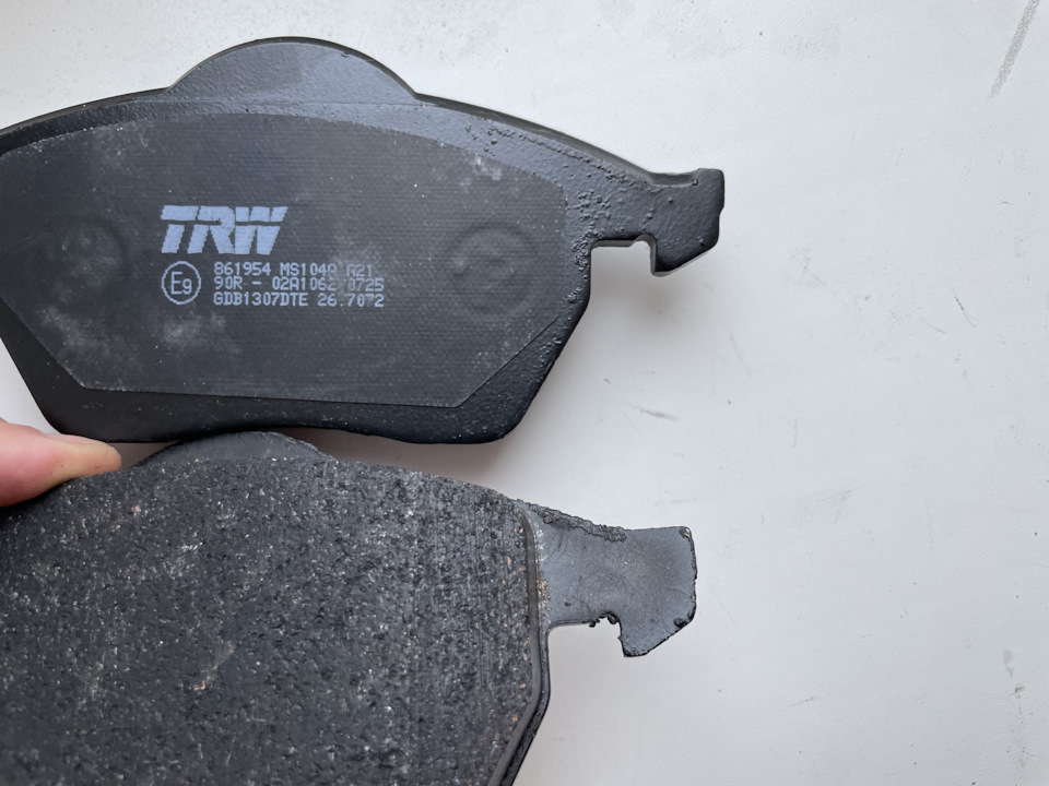 TRW DTEC GDB1307DTE Кераміка, очікування-реальність 5