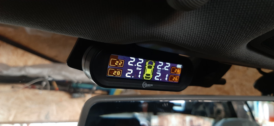 Контроль тиску шин TPMS. 2