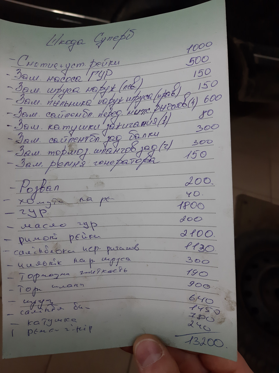 Маленьке ТО для своєї машинки) 2