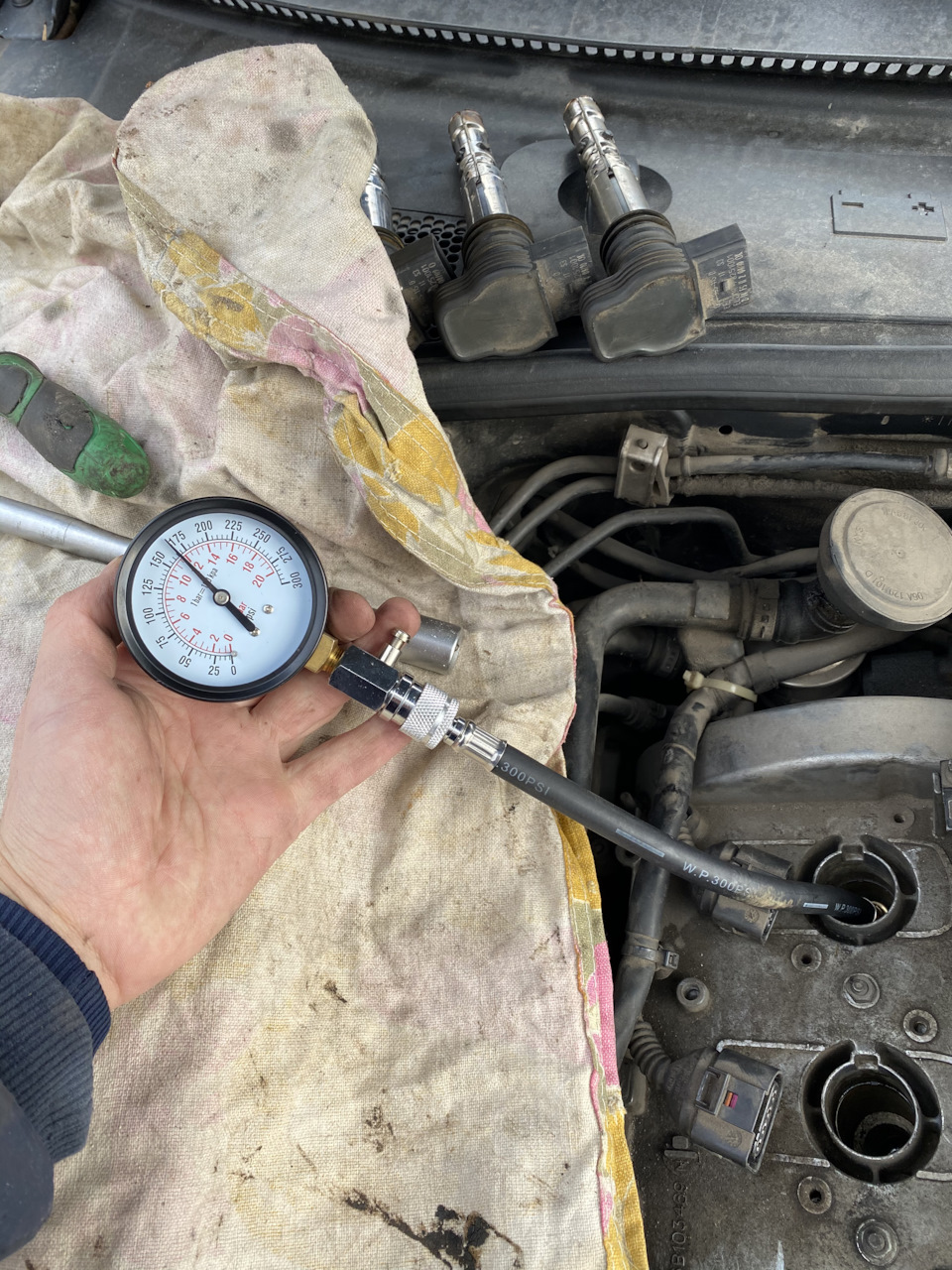 Перші перевірки. Компресія 1.8 T 4