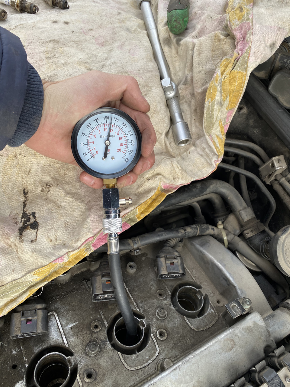 Перші перевірки. Компресія 1.8 T 3