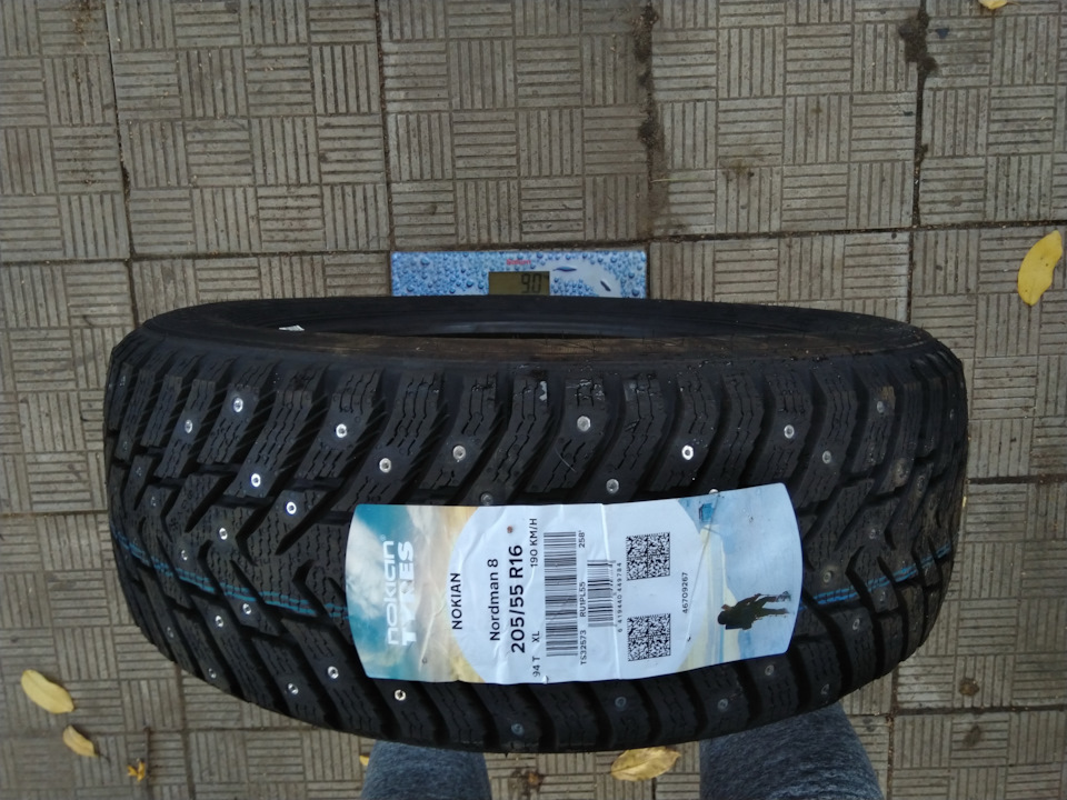 Зимняя резина Nokian Nordman 8 205/55 r16 94t + диски Ronal (skoda) 2