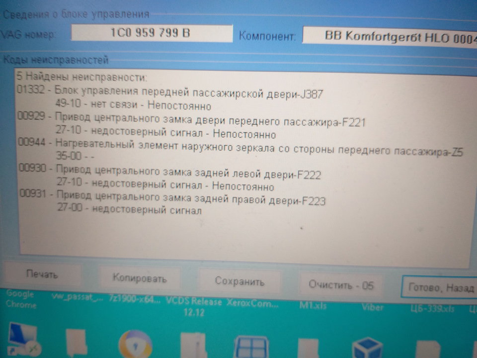 27-00 - Невірогідний сигнал Привід центрального замку 1