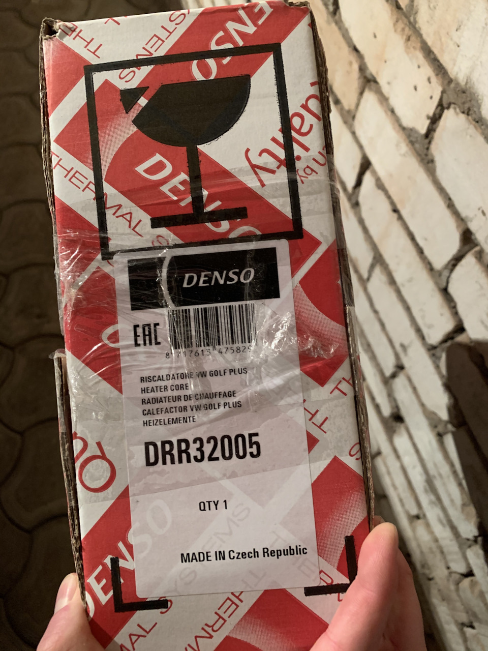 Пасажиру холодно - заміна радіатора обігрівача Denso DRR32005 2